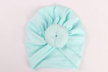 Load image into Gallery viewer, Newborn Toddler Baby Girl Turban Cotton Beanie Hat Warm Soft Cap Solid Knot Soft Wrap In Modern Style