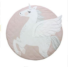 Load image into Gallery viewer, Modern Luxury Animal Carpet For Baby Play Mats Wewborn Infant Soft Sleeping Mat Cotton Rabbit Lion Raccoon Swan Pegasus Koala Cat Bear Carpet For Kids