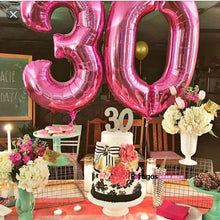 Load image into Gallery viewer, Elegant Luxury Helium Modern 32inch Luxury Ballon Number Foil Ballons For Party and Celebrations Modern Decoration for Celebration