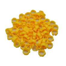 Load image into Gallery viewer, Pigeons Rings 8mm Bayonet Identification Ring Opening Pigeon Ring Color Pigeon Foot Ring Pigeon Supplies Bird Appliances 100 Pcs