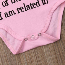 Load image into Gallery viewer, Newborn Baby Girls Cotton Romper Short Sleeve Print Letter Jumpsuit Clothes Outfit With Message For Girls