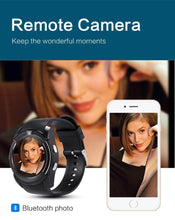 Load image into Gallery viewer, Famous Sport Men Smart Watch WIth SIM card For Android and IOS sistems With Camera Rounded Answer Call Dial Call Smartwatch and Heart Rate Fitness Tracker
