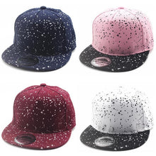 Load image into Gallery viewer, Luxury Shiny Children Snapback Hip Hop Snowflake Fashion Running Baseball Cap for Boys and Girls Modern Baby Caps