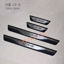 Load image into Gallery viewer, FIT For Mazda CX-5 Cx5 2012 2014 2016 2017 2021 Door Sill Scuff Plate Welcome Pedal Stainless Steel Car Styling Car Accessories