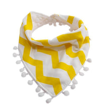 Load image into Gallery viewer, Baby Bibs Cotton Lace Tassel Double Slobber Cartoon Triangle Waterproof Infants Towel Burp Cloths Children Self Feeding Care Bib for Kids