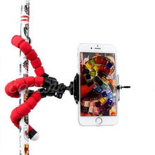 Load image into Gallery viewer, Flexible Sponge Mini Tripod With Bluetooth Remote Shutter Mini Camera Tripod Phone Holder Clip Stand