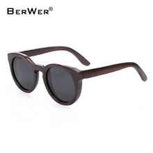 Load image into Gallery viewer, BerWer Sun Glasses For Men And Women Polarized New Fashion Wooden Sunglasses High Quality Bamboo Frame Sunglass In Stock