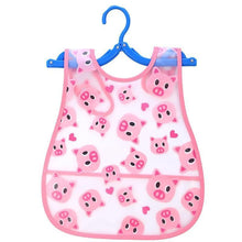 Load image into Gallery viewer, Adjustable Baby Bibs Waterproof Lunch Feeding Bibs Baby Cartoon Feeding Cloth Children Baby Bib for Kids