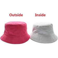 Load image into Gallery viewer, Modern Baby Girls Sun Hat Cotton Baby Hat Kids Child Cap Bowknot Flower Print Bucket Hat Double Sided