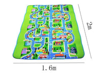 Load image into Gallery viewer, Town City Traffic Baby Crawling Mat Foam Climbing Pad Green Road Children's Play Mat Carpet For Kids and Boys Rooms