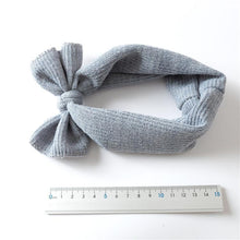 Load image into Gallery viewer, Modern Headbands Knitted Newborn Baby Bows Head Warm Headband Infant Toddler Hair Bow for Girls Kids