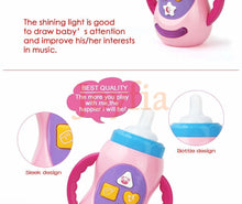 Load image into Gallery viewer, Baby Simulation Milk Bottle Toy LED Flashing Baby Bottle With Sound and Light Toys For Baby