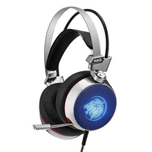 Load image into Gallery viewer, STEVVEX N43 Stereo Gaming Headset 7.1 Virtual Surround Bass Gaming Earphone Headphone with Mic LED Light for Computer PC Gamer (N43)