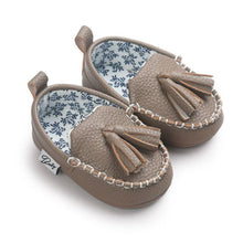 Load image into Gallery viewer, First Walkers Newborn Baby Shoes Toddler Prewalker Shoes Baby Boy Girl Leather Shoes