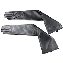 Load image into Gallery viewer, Long Sheepskin Gloves Women's Genuine Leather 58cm Length Sleeve Velvet Lining Keeps Warm in Autumn and Winter