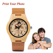 Load image into Gallery viewer, BOBO BRID Personalized LOGO WORDS MESSAGE Engraved Wood Watch Sunglasses Logo Customized Item OEM&ODM No products