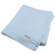 Load image into Gallery viewer, Baby Blanket Knitted Newborn Swaddle Wrap Blankets Super Soft Toddler Infant Bedding Quilt For Bed Sofa Basket Stroller