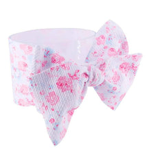 Load image into Gallery viewer, Handmade Bow Flowers Baby Headbands Printed Bowknot Elastic Baby Turban Newborn Hair Accessories For Baby Girls