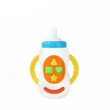 Load image into Gallery viewer, Baby Simulation Milk Bottle Toy LED Flashing Baby Bottle With Sound and Light Toys For Baby