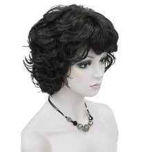 Load image into Gallery viewer, StrongBeauty Women's Wigs Black/Brown Natural Short Curly Hair Synthetic Full Wig 18 Color