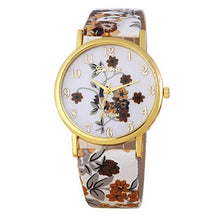Load image into Gallery viewer, PU Leather Watch Women Quartz Watches For Womens Sports Clock Ladies Quartz Watch For Girls and Women
