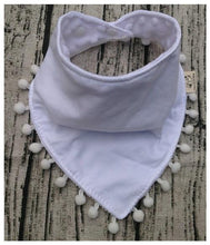 Load image into Gallery viewer, Baby Bibs Cotton Lace Tassel Double Slobber Cartoon Triangle Waterproof Infants Towel Burp Cloths Children Self Feeding Care Bib for Kids