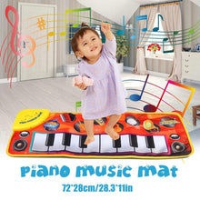 Load image into Gallery viewer, Kids Baby Early Education Music Piano Keyboard Carpet Musical Mat Touch Play Safety Learn Singing Toy For Kids