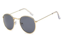 Load image into Gallery viewer, Famous Retro Popular Oval Luxury Round Vintage Woman and Man Sunglasses Brand Designer Oculos De Sol With UV400 protection