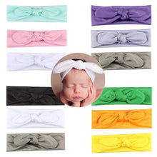 Load image into Gallery viewer, Modern 3Pcs Set Elastic Baby Headband Cute Bow Knot Kids Hair Bands For Newborn Baby Girl