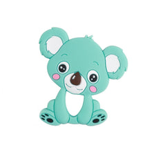 Load image into Gallery viewer, Baby Silicone Teethers BPA Free Teething Toy Animal Dog Koala Owl Elephant Baby Ring Teether Silicone Beads For Kids and Baby