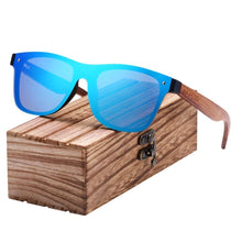 Load image into Gallery viewer, Luxury Elegent Polarized Wood Sun glass Sports Eyewear Square Sunglasses For Women and Men With UV400 Protection