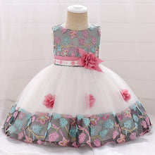 Load image into Gallery viewer, Luxury Elegant Handamde Girls Baby Dresses Lace Tulle Baptism Dresses for Party and Wedding Baby Clothing Dress