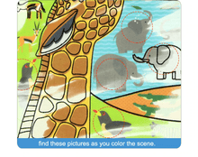 Load image into Gallery viewer, Modern Coloring Magic Water Drawing Book With Pen For Kids and Baby Educational Toy Animals Painting Writing Doodle Cloth Book Kids Drawing Board