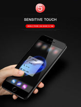 Load image into Gallery viewer, 5D Curved 9H Tempered Glass For iPhone X XR XS 11 12 13 14 Pro Max 6 6S 7 8 Plus SE Mini Full Cover Screen Protector Film 9H Hardness Bubble Free Easy Installation Screen Protective Film