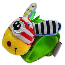 Load image into Gallery viewer, Soft Plush Baby Animal Hand Bells Baby Rattle Toys Newborn Gift Animal Style Hand Bell Rattle For Baby Kids