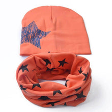 Load image into Gallery viewer, Modern Children Hat Scarf Set Camouflage Print Cotton Baby Beanie Collar for Baby Boy/Girl Cap Kids Warm Hats Scarves Design