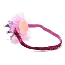 Load image into Gallery viewer, Luxury Modern Crown Headband Gold Princess Crown Photo Props For New Born Baby Girl Birthday