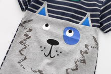Load image into Gallery viewer, Modern Interesting Newborn Baby Boy and Girl Cartoon Animal Printed Short Sleeve Romper Jumpsuit For Kids