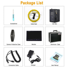 Load image into Gallery viewer, SYANSPAN 9" WiFi 20/50/100M Pipe Inspection Video Camera,Drain Sewer Pipeline Industrial Endoscope Support Android/IOS 6.5mm Cam
