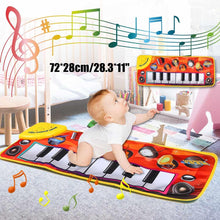 Load image into Gallery viewer, Kids Baby Early Education Music Piano Keyboard Carpet Musical Mat Touch Play Safety Learn Singing Toy For Kids