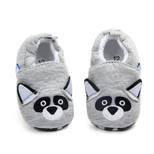 Load image into Gallery viewer, Newborn Baby First Walker Girls Boy Shoes Cartoon Animals Cotton Shoe Toddler Soft Sole Anti-slip Infant Shoes