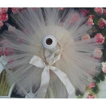Load image into Gallery viewer, Luxury Modern Elegant Baby Girl Tulle Tutu Skirt and Flower Headband Set Newborn Dress With Big Bow And With Headband