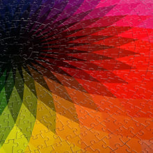 Load image into Gallery viewer, 1000PCS/SETColorful Rainbow Round Geometrical Photo Planet Puzzle Adult Kids Educational Toy Puzzle