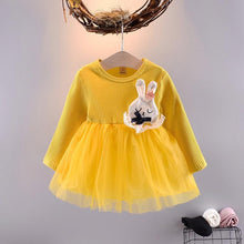 Load image into Gallery viewer, Luxury Modern New Baby Cotton Dress Pineapple Yarn Dresses for Baby Girl Fashion Clothes Style