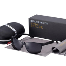 Load image into Gallery viewer, Aluminum Polarized Sunglasses Men Polarized Sun Glasses Square Eyewear For Men And Boys With UV400 Protection