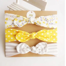 Load image into Gallery viewer, Modern Handamde Luxury Set Baby Girl Headband Bow For Newborn Babies Hair Band Elastic Accessories Cotton Headwear For Girls