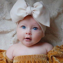 Load image into Gallery viewer, Baby Large Bow Girls Headband Big Bowknot Head wrap Kids Bow for Hair Cotton Infant Newborn Headbands For Baby