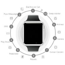 Load image into Gallery viewer, Famous Hot Selling Unisex Smart Watch For Men and Woman With Bluetooth SIM Telephone Card Watch Support Android and IOS Sistems