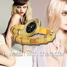 Load image into Gallery viewer, Women's Snake Watch Women Watches Luxury Gold Women's Watches Fashion Ladies Watch Clock reloj mujer montre femme