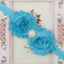 Load image into Gallery viewer, Handmade Flower Newborn Headwear Head Wrap Band Hairband Gift Toddlers For Baby Girls